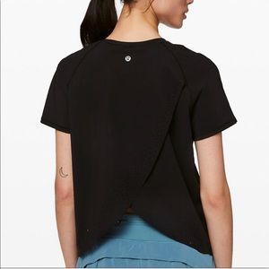 Lululemon Short Sleeved Shirt w/Perforated detail